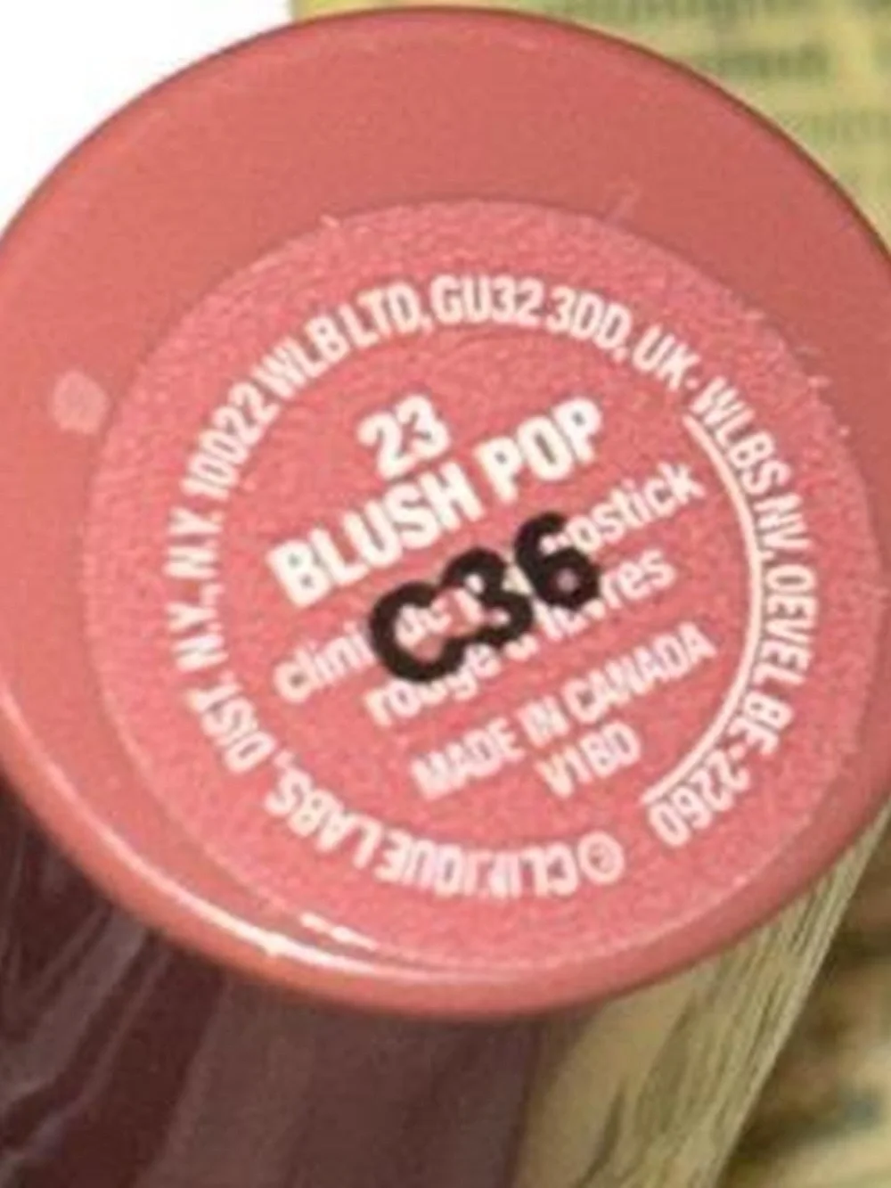 Clinique cream lipstick blush pop 23